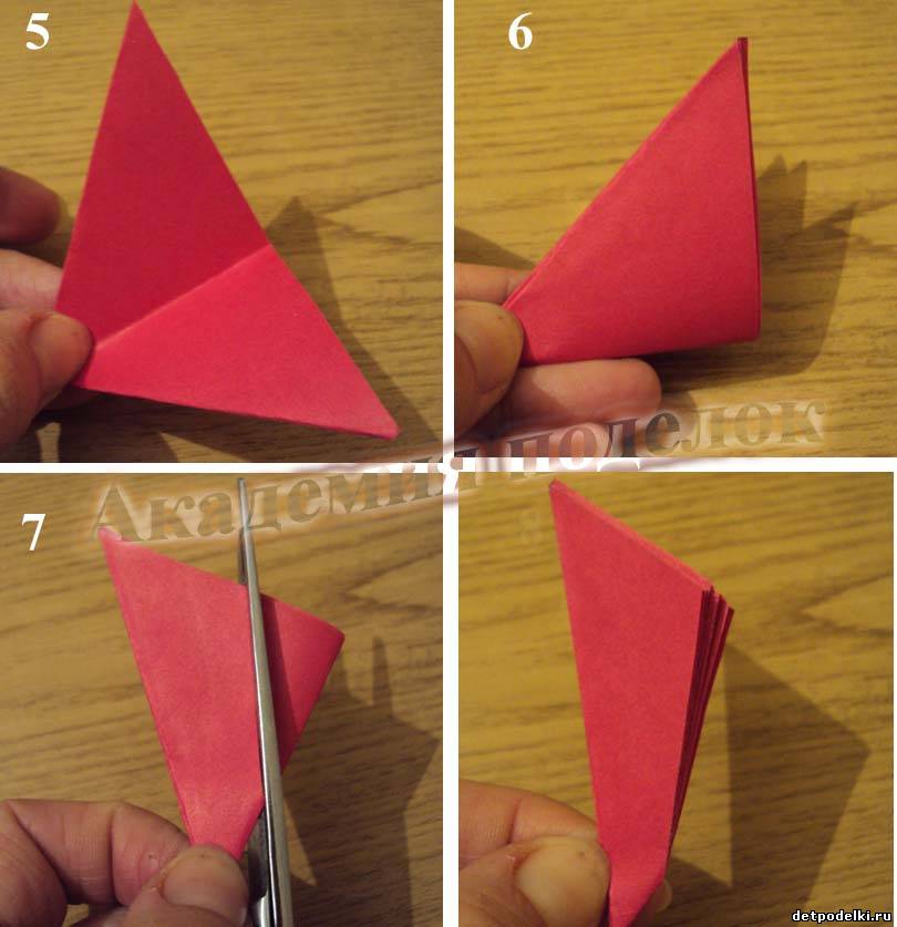 Подарок поделка на 23 февраля Оригами из бумаги