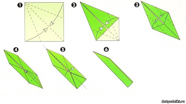 Оригами-ромашка